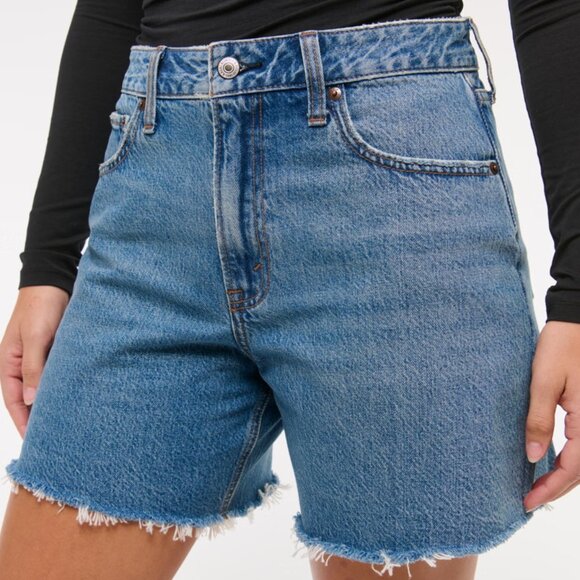 Abercrombie & Fitch Pants - Abercrombie & Fitch Curve Love High Rise Loose Short